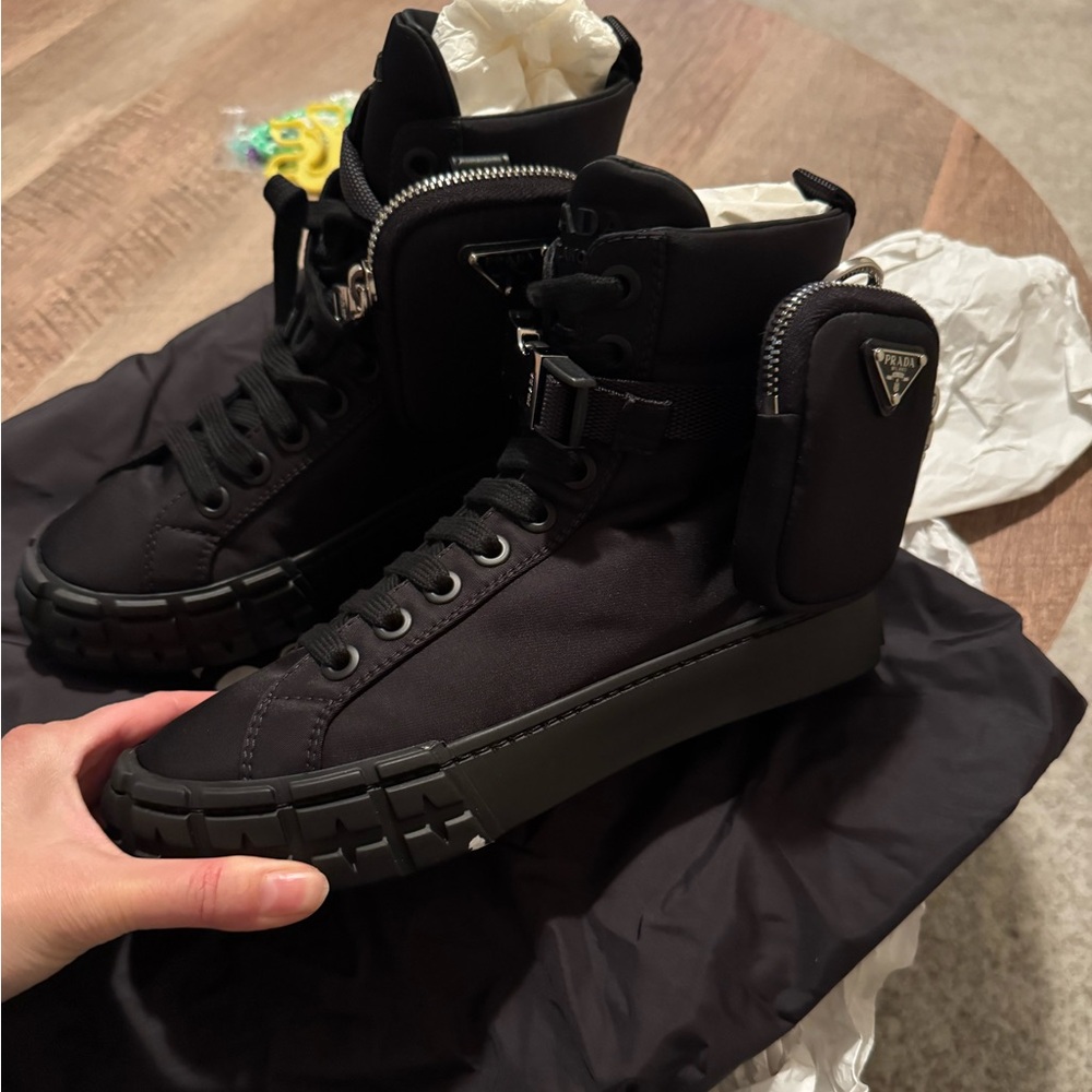 Prada nylon sneakers Authentic